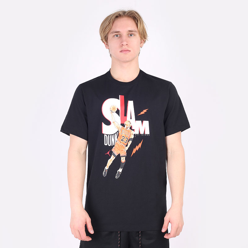 мужская черная футболка Jordan Game 5 T-Shirt DH8948-010 - цена, описание, фото 1